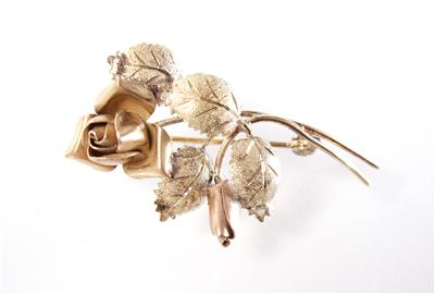Brosche "Wiener Rose" - Jewellery, antiques and art