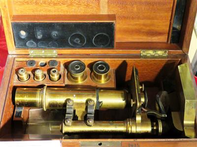 Seibert-Mikroskop, Wetzlar, 4. Viertel 19. Jahrhundert - Jewellery, antiques and art