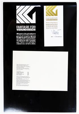 Grafikkalender mit fünf signierten Radierungen von Vorarlberger Künstlern, 1974 - Gioielli, arte e antiquariato
