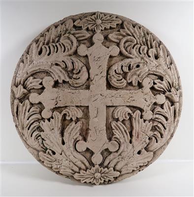 Tondoförmiges Wappen, im italienischen Renaissancestil,20. Jahrhundert - Gioielli, arte e antiquariato