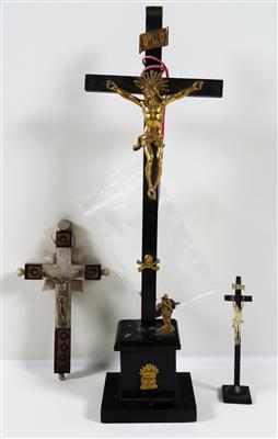 Standkruzifix, 19. Jahrhundert - Klenoty, umění a starožitnosti