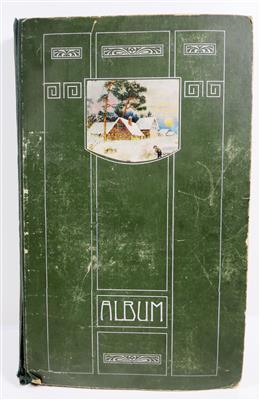 Ansichtskartensammlung um 1910-1918 in Album - Schmuck, Kunst und Antiquitäten
