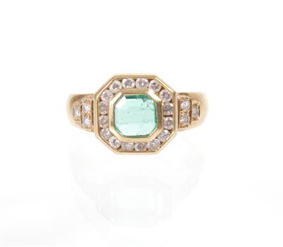 Brillantring zus. ca. 0,46 ct - Schmuck, Kunst und Antiquitäten