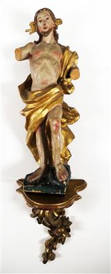 Auferstehungschristus, Alpenländisch, 2. Hälfte 18. Jahrhundert - Umění, starožitnosti, šperky