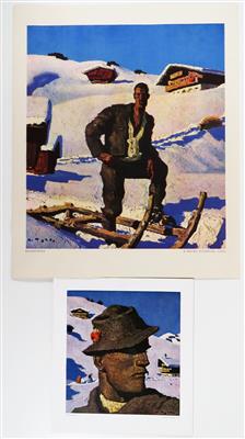 Antiquarischer Druck aus dem Kunstverlag Alfons Walde (1891-1958) - Paintings