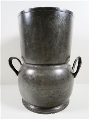 Vasenförmiger Zinnbehälter, 19. Jhdt.? - Schmuck, Kunst und Antiquitäten