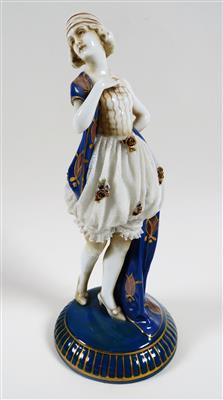 Weibliche Figur mit Tuch, - Klenoty, umění a starožitnosti