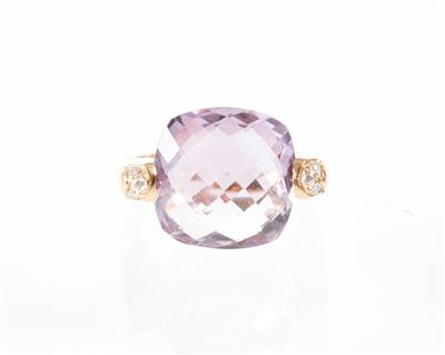 Brillant-Amethystring - Jewellery, antiques and art