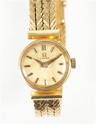 Omega Damen-Armbanduhr - Schmuck, Kunst und Antiquitäten