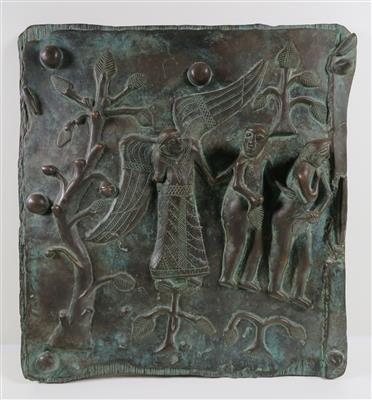 Bronze-Abguss einer Tafel der Basilika San Zeno Maggiore in Verona - Schmuck, Kunst & Antiquitäten