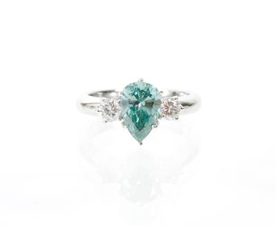 Brillant-Diamantdamenring zus. 1,68 ct - Jewellery, antiques and art