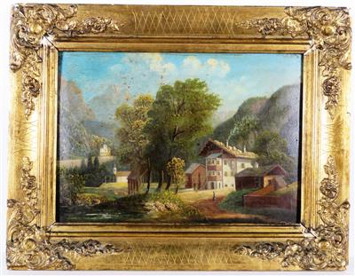 Unbekannter Maler des 19. Jahrhunderts - Schmuck, Kunst und Antiquitäten
