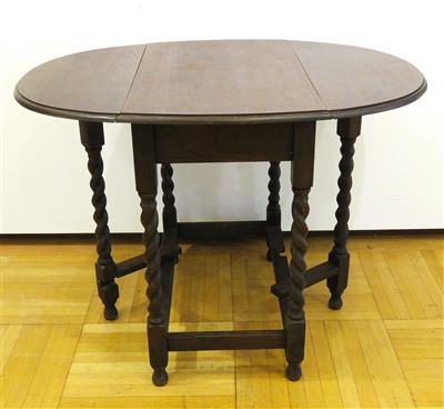 Klapptisch, sogenannter Gateleg-Table, 20. Jahrhundert - Jewellery, antiques and art