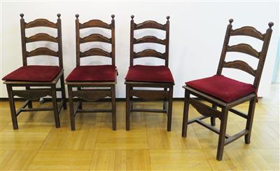 Vier Sessel im Frühbarockstil - Jewellery, antiques and art