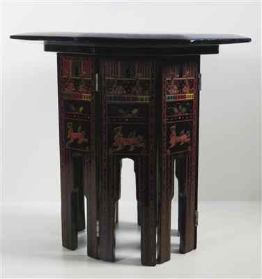 Kleiner Lack-Tisch, Myanmar, 20. Jahrhundert - Schmuck, Kunst und Antiquitäten