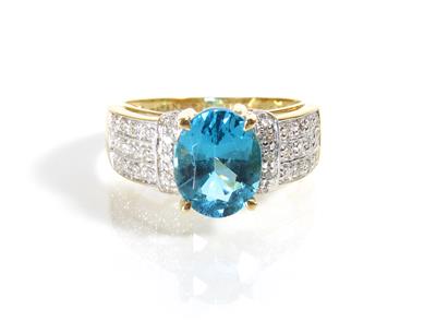 Diamantdamenring zus. ca. 0,18 ct - Schmuck, Kunst und Antiquitäten