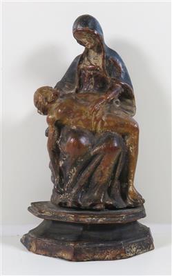 Barocke Pietà, Alpenländisch,18. Jahrhundert - Schmuck, Kunst und Antiquitäten