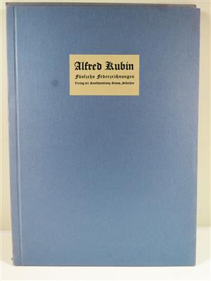 Faksimile-Ausgabe "Fünfzehn Federzeichnungen" von Alfred Kubin - Klenoty, umění a starožitnosti