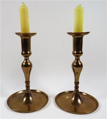 Paar klassizistische Kerzenständer frühes 19. Jhdt. - Jewellery, antiques and art