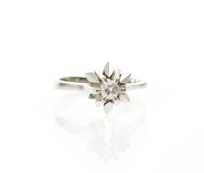 Solitärring ca. 0,15 ct - Jewellery, antiques and art
