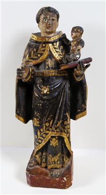Hl. Antonius, Iberisch, frühes 19. Jahrhundert - Schmuck, Kunst und Antiquitäten
