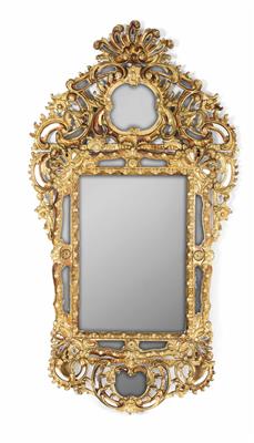 Hochdekorativer Salonspiegel im Stil Louis-XV., wohl Italien, 19./20. Jahrhundert - Klenoty, umění a starožitnosti