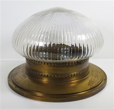 Jugendstil-Deckenlampe, in Anlehnung an Entwürfe von Otto Wagner, um 1910 - Klenoty, umění a starožitnosti