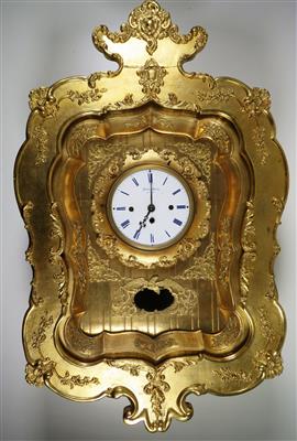 Biedermeier Rahmenuhr, Österreich-Ungarn, Mitte 19. Jahrhundert - Schmuck, Kunst und Antiquitäten