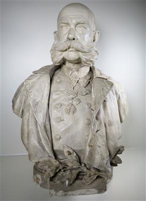 Kaiser Franz Joseph I - Büste, Ende 19. Jahrhundert - Jewellery, antiques and art