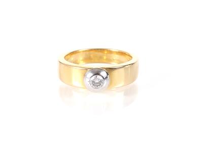 Solitärring 0,16 ct - Jewellery, antiques and art