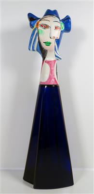 Dekorationsflakon-Factice zum 1994 kreierten Parfum "Chapeau Bleu" von Marina Picasso - Schmuck, Kunst & Antiquitäten