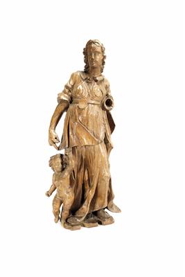 Minerva? mit Putto, Alpenländisch um 1600 - Schmuck, Kunst & Antiquitäten