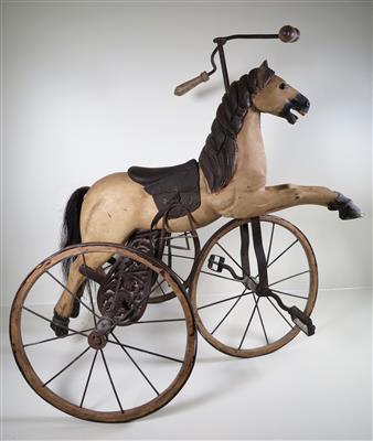 Nostalgisches Pferd - Kinderdreirad - Jewellery, antiques and art