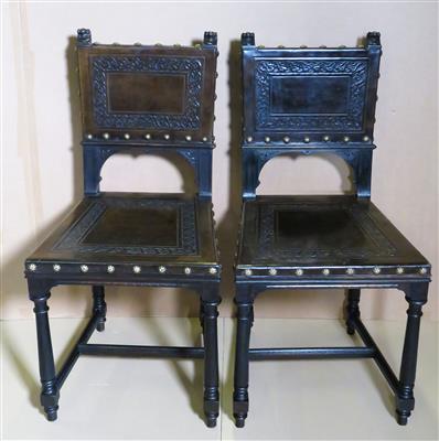 Zwei Historismus-Sessel im Frühbarockstil, 4. Viertel 18. Jahrhundert - Schmuck, Kunst & Antiquitäten