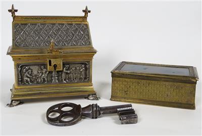 Modell-Giebeltruhe, Ende 19. Jahrhundert - Schmuck, Kunst & Antiquitäten