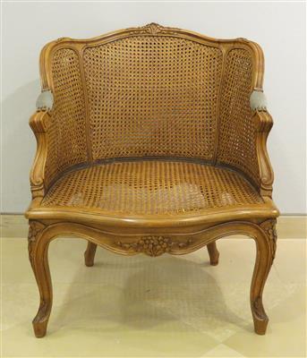 Rundfauteuil im Barockstil, 20. Jahrhundert - Gioielli, arte e antiquariato