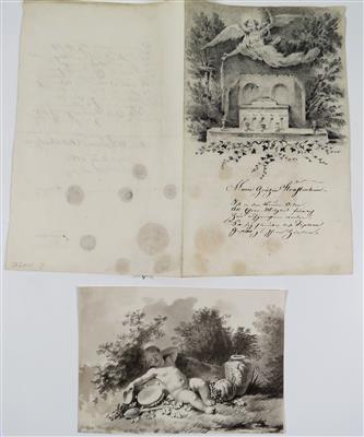 Unbekannter Aquarellist, 1. Hälfte 19. Jahrhundert - Schmuck, Kunst & Antiquitäten