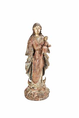 Madonna mit Kind, Indo-Portugiesisch, wohl 18./19. Jahrhundert - Schmuck, Kunst & Antiquitäten