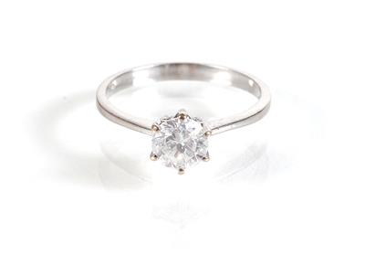Solitärring 0,91 ct - Jewellery, antiques and art