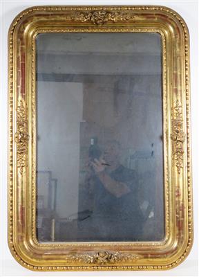 Spät-Biedermeier-Wandspiegel,2. Hälfte 19. Jahrhundert - Gioielli, arte e antiquariato