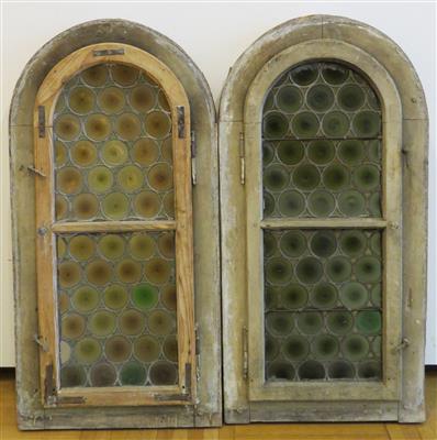 Paar GründerzeitBleirutenglasfenster, Ende 19. Jahrhundert - Jewellery, antiques and art