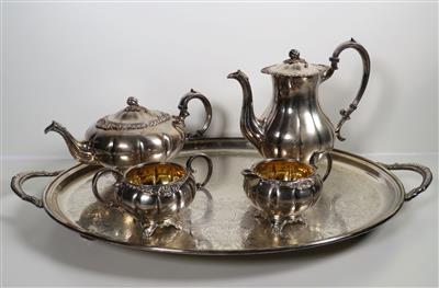 Vierteiliges Kaffee-/Tee-Service, Marlboro Plate, Kanada, Mitte 20. Jahrhundert - Schmuck, Kunst & Antiquitäten