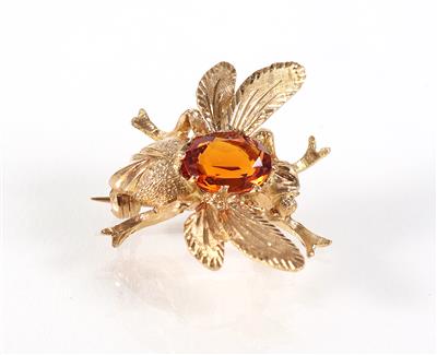 Brosche "Fliegendes Insekt" - Jewellery, antiques and art