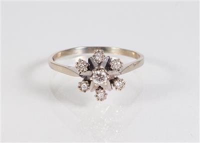 Brillant-Diamantdamenring - Jewellery, antiques and art