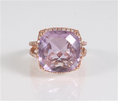 Brillantdamenring zus. ca. 0,55 ct - Schmuck, Kunst und Antiquitäten