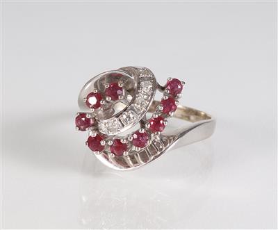 Diamantring zus. ca. 0,10 ct - Jewellery, antiques and art