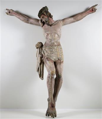 Korpus Christi im Dreinageltypus, Alpenländisch um 1800 - Jewellery, antiques and art