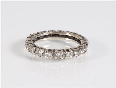 Brillant-Memoryring zus. ca. 0,85 ct - Jewellery, antiques and art