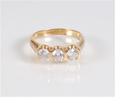 Brillantdamenring zus. ca. 1 ct - Jewellery, antiques and art