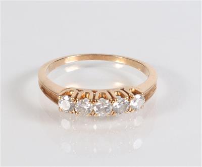 Brillant Ring zus. ca. 0,63 ct (graviert) - Jewellery, antiques and art